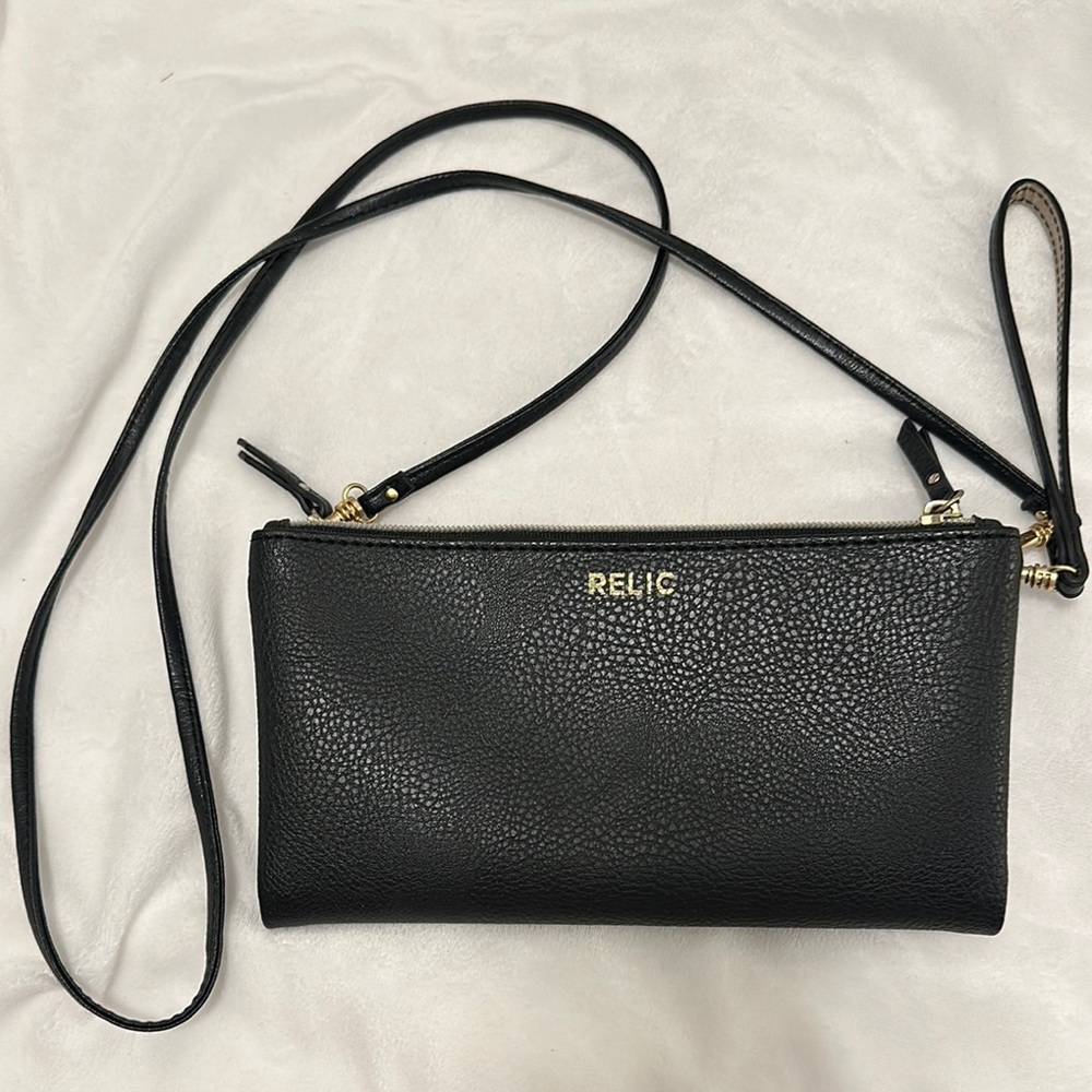 Relic Black Crossbody Bag